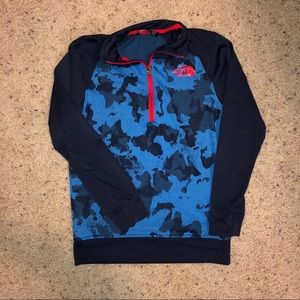 Boys North Face - long sleeve zip - NWOT